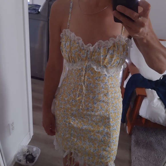 Floral Mini Dress Size S - Picture 8 of 10